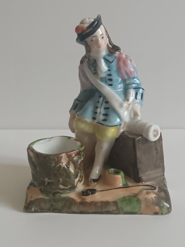 Ancien encrier porcelaine - ancien,