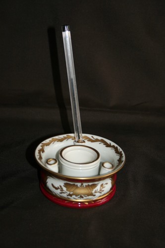 Encrier ancien porcelaine - en,