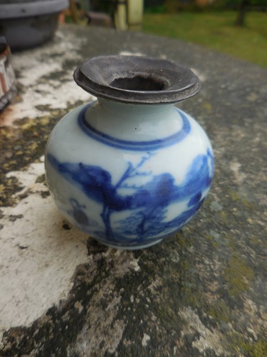 Ancien encrier japonisant - encrier, du