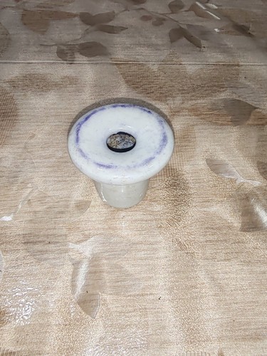 Ancien encrier porcelaine - en,