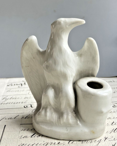 Encrier ancien aigle - encrier,